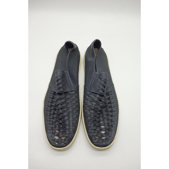 Steve Madden Navy Blue Woven Leather Casual Slip On Loafers Shoes Men\'s 12 M main image 7